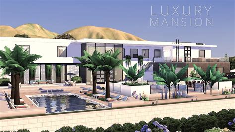 Luxury Mansion I Celebrity Home I The Sims 4 No Cc Gallery Art