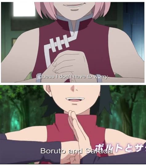 Like Mother Like Daughter Sakura And Sarada ️ ️ ️ Naruto Sasusaku