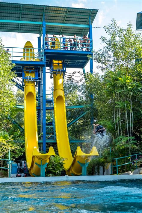 Escape theme park penang water park подробнее. International High Dive Show launched at ESCAPE Water ...