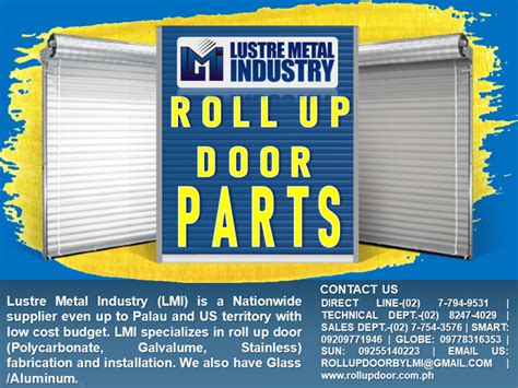 Parts Of Roll Up Door By Lmi Roll Up Door Philippines Lustre Metal