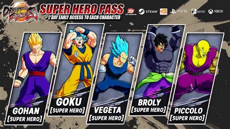 Dragon Ball Fighterz New Super Hero Movie Character Pack Gameplay