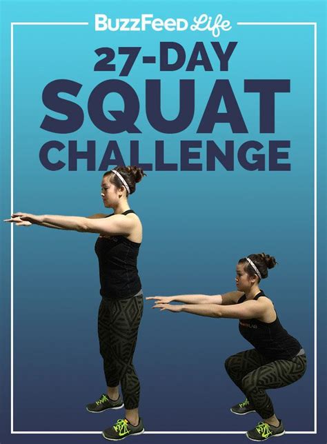 Take Buzzfeeds 27 Day Squat Challenge Have The Best Summer Of Your