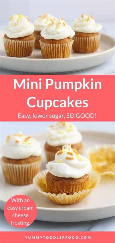 Mini Pumpkin Cupcakes So Good And Lower Sugar