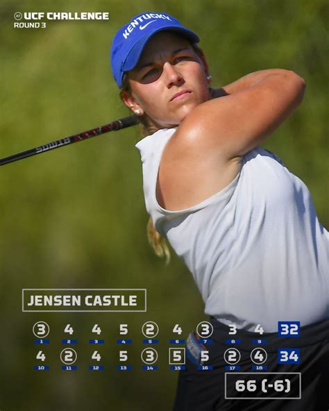 Jensen Castle Leads Uk Womens Golf To Best Team Score In Program History Uk Athletics
