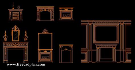 Cad Drawings Of Fireplaces Fireplace Ideas