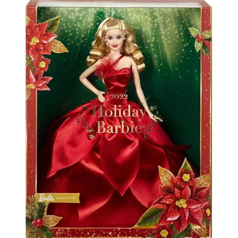 mattel barbie signature 2022 holiday doll with blonde hair collectible series 24 99 picclick