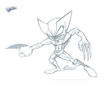 001 Wolverine Toon By Aladecuervo On Deviantart Coloring Pages