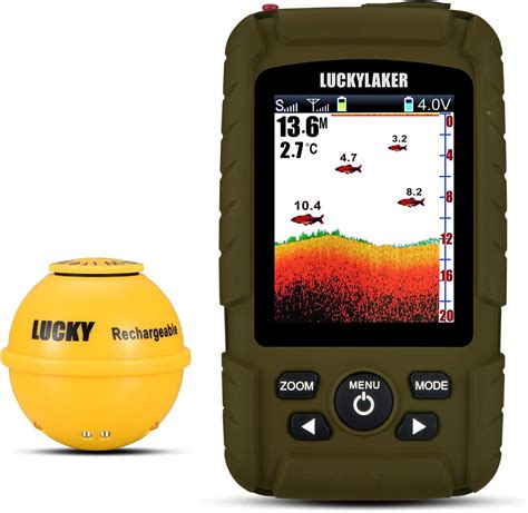 Lucky Portable Sonar Fish Finder Boat Depth Fishing Fish Finders