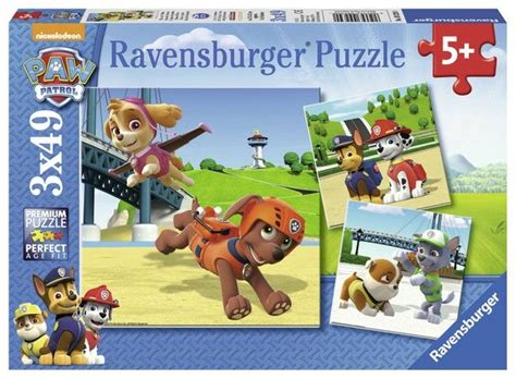 Ravensburger Paw Patrol 3x 49pc Jigsaw Puzzles Jigsaw Puzzles For