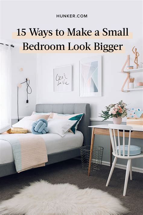 how to make a small bedroom look bigger 15 simple methods hunker small room bedroom small