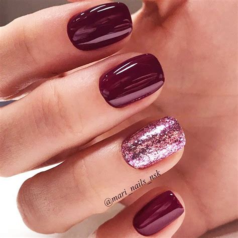 29 Burgundy Nails That You Will Fall In Love With Wine Nails Nails