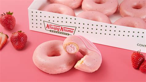 Strawberry Glaze Is Back At Krispy Kreme—for A Limited Time Tinybeans
