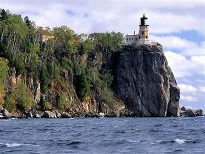 Lighthouse Split Rock Minnesota Harbors Mn Nature