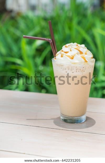 Iced Cappuccino Coffee Whipped Cream Stock Photo 642231205 Shutterstock