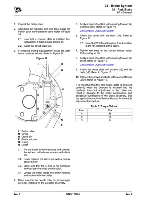 Jcb Ps764 Transmission Service Repair Manual