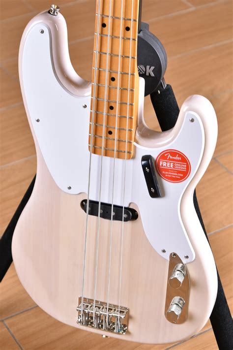 Squier By Fender Classic Vibe S Precision Bass Maple Neck White Blonde