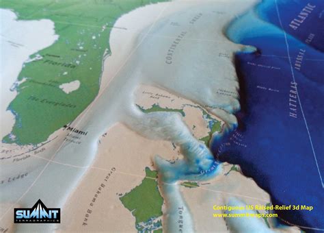 Two New 3d Us Maps Raised Relief Geophysical And Aviation Themed Us