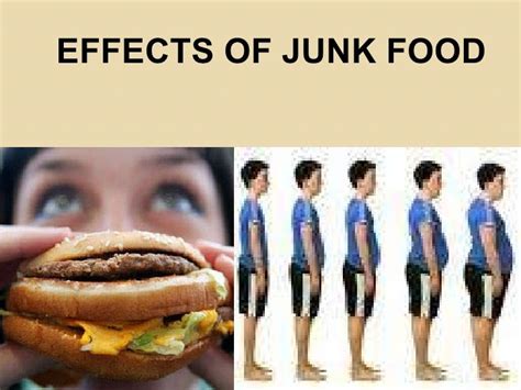 Junkfood Public Health Aspects