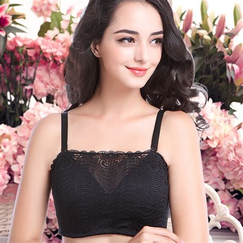 Detachable Shoulder Strap Silica Gel Falsie Breast Form Bras Tube Top