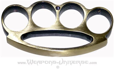 Renegade Brass Knuckles Antique Brass Medium