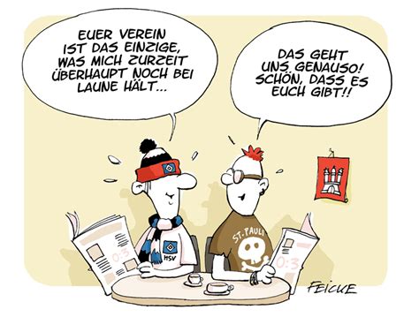 „wir müssen hier in die bütt. Geteilte Schadenfreude…. | | FEICKE Cartoons