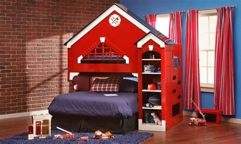 Cheap pure solid wood reinforced row skeleton kids bedroom furniture new wooden 18.m bed for children. bunk beds | Boys fireman theme bed | Beautiful bedroom ...