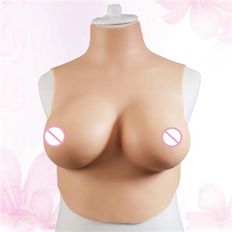 Transgender False Silicone Breast Forms Crossdresser Artificial Silicone Fake Boobs G Cup