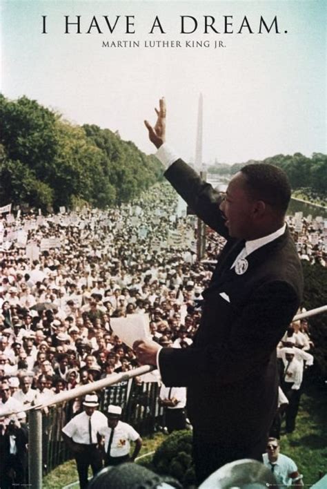 Martin Luther King Jr I Have A Dream Poster Affiche All Poster