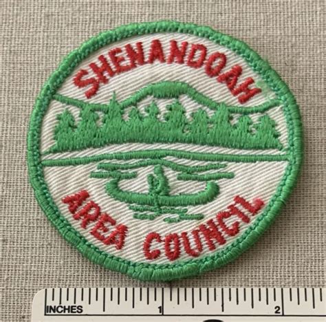 Vintage 1950s Shenandoah Area Councl Boy Scout Patch Bsa Cp Uniform