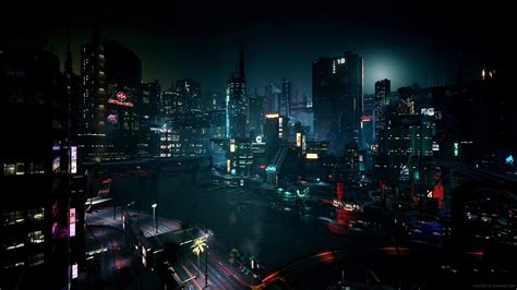 Futuristic Night City Cyberpunk 2077 Live Wallpaper Moewalls