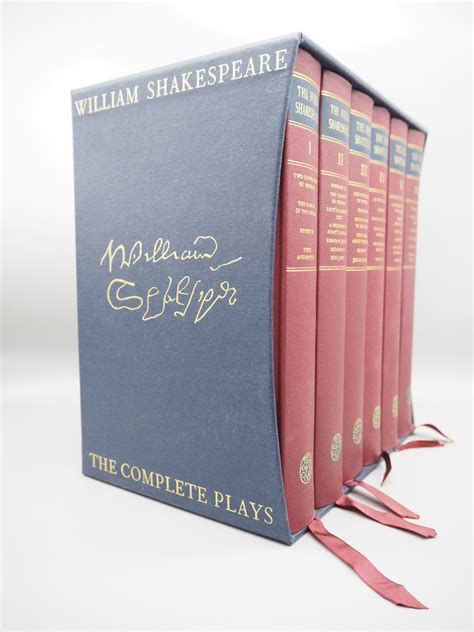 William Shakespeare The Complete Plays 6 Volume Set By William