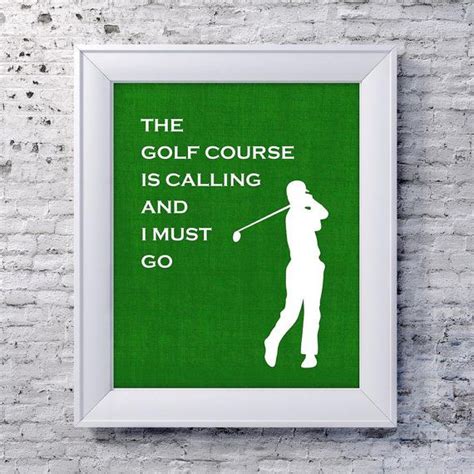 Fathers Day Golf T Golfing Print Man Cave Decor Etsy Golf