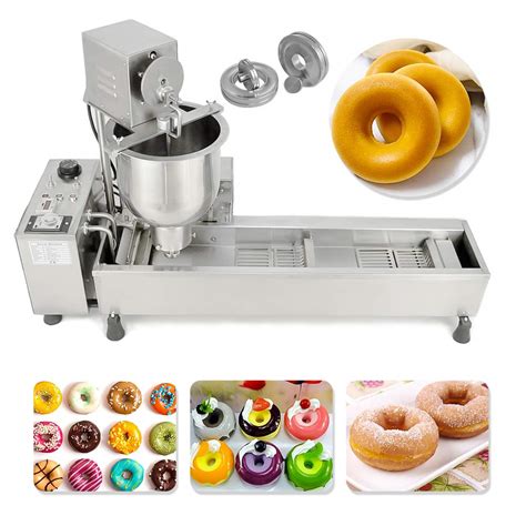 Automatic Mini Donut Making Machine Donut Frying Machine 110v With 7