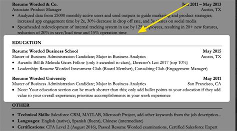 How To List Your Education On A Resume Updated For 2021