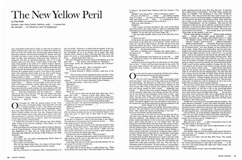 The New Yellow Peril Esquire December 1969