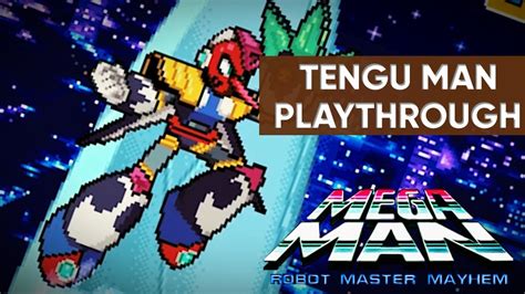 Mega Man Robot Master Mayhem Pc Tengu Man Gameplay