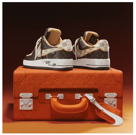 Buy Virgil Ablohs Louis Vuitton X Nike Air Force 1s