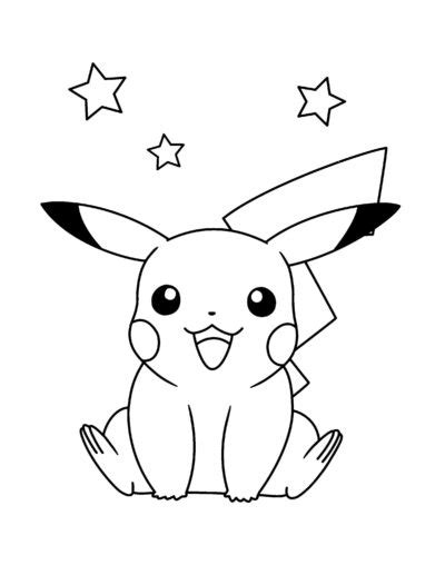 Kolorowanki Pikachu Darmowe Malowanki Do Wydruku