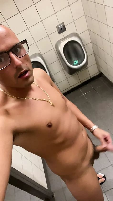 german twink masturbates naked on the toilet at the highway rest stop xhamster