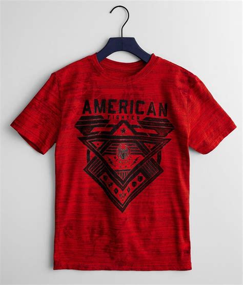 Boys American Fighter Mountville T Shirt Boys T Shirts In Persian