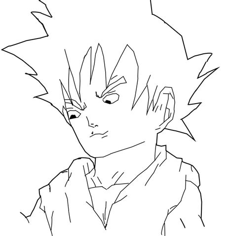 Goku Lines By Damonthomas On Deviantart