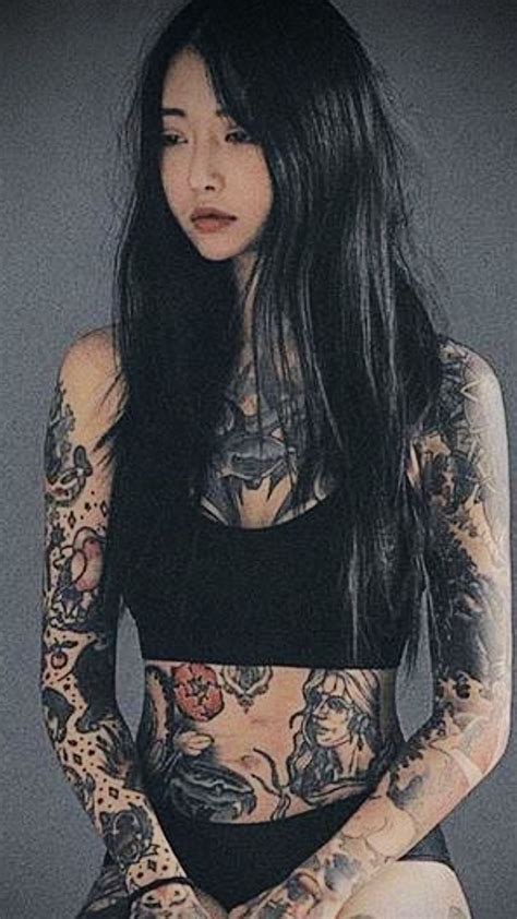 Asian Tattoo Girl Asian Tattoos Hot Tattoos Body Art Tattoos Girl Tattoos Tattoos For Women