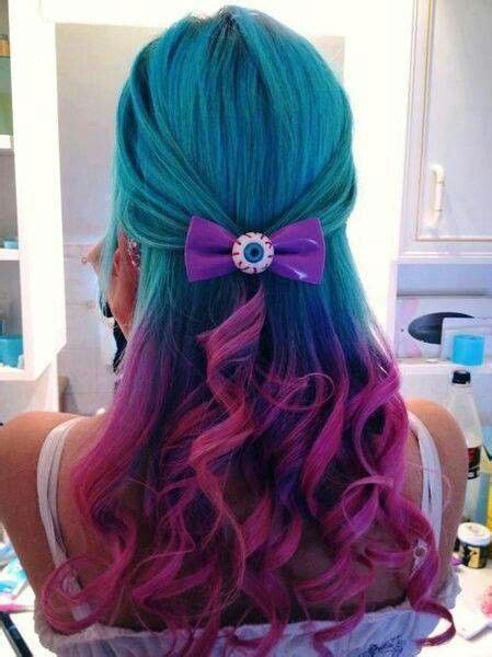Teal Aqua Hair Color Magenta Purple Plum Fuscia Hair Color Dye