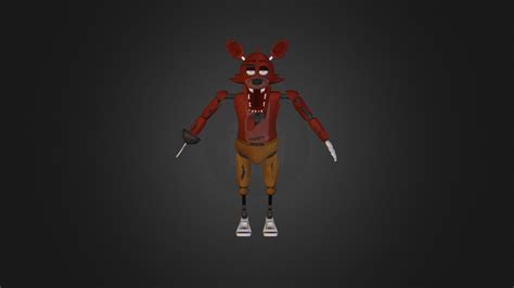 foxy fnaf download free 3d model by mikeschmit [5753216] sketchfab