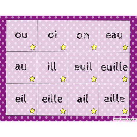 Cartes Sons Et Syllabes Complexes