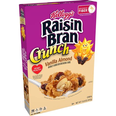 Buy Kelloggs Raisin Bran Crunch Breakfast Cereal Fiber Cereal Made