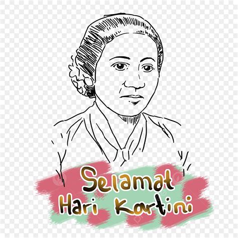 Selamat Hari Kartini White Transparent Selamat Hari Kartini Potrait