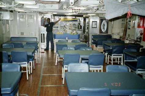 Seaman Franklin Posing In The Uss Maines Ssbn 741 Mess In Port