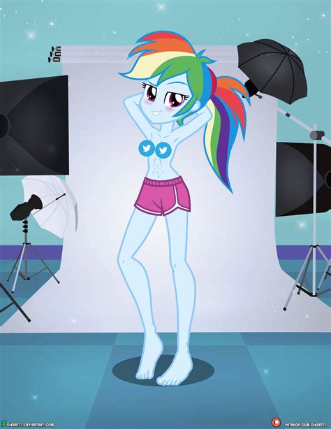 Commission Rainbow Dash Sexy Topless By Dieart77 On Deviantart