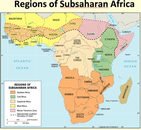 Political Map Of Sub Saharan Africa Map